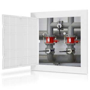 BEVTEE PVC Access Panel Waterproof Paintable Easy Install-0