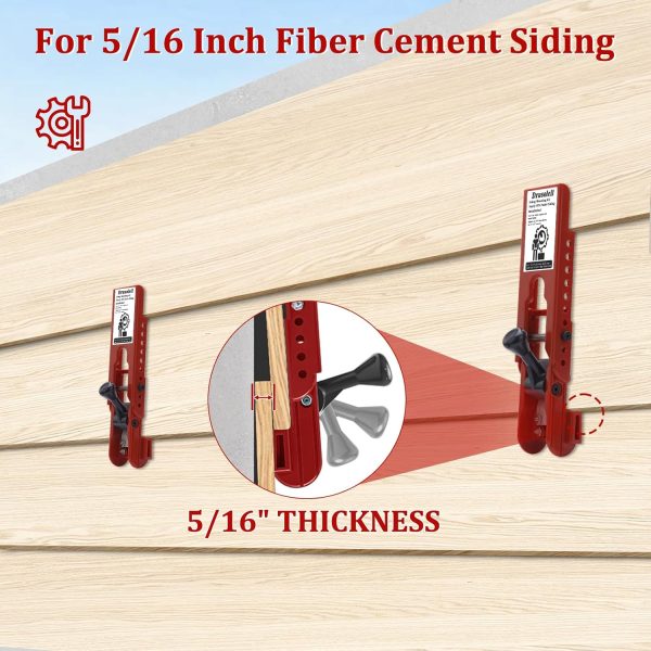 Drusolell Siding Mounting Kit Wall Mount Fiber Cement Tools-1