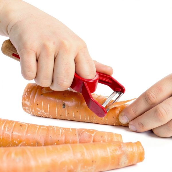 Opinel Peeler Red Ergonomic Stainless Steel Kitchen Tool-5