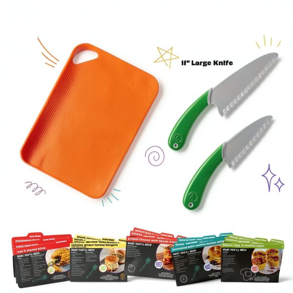 MasterChef Junior Knife Set Kids Safe Cooking Kit Wicked-2