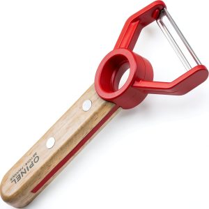 Opinel Peeler Red Ergonomic Stainless Steel Kitchen Tool-0