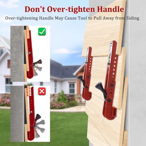 Drusolell Siding Mounting Kit Wall Mount Fiber Cement Tools-4