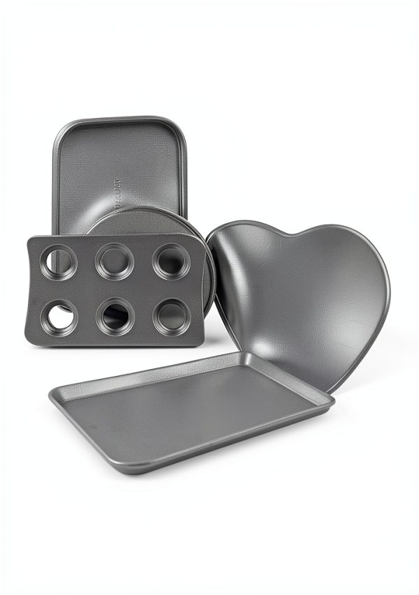 Doll Buddies Oven Pan Set Aluminum Kids Baking Supplies-8