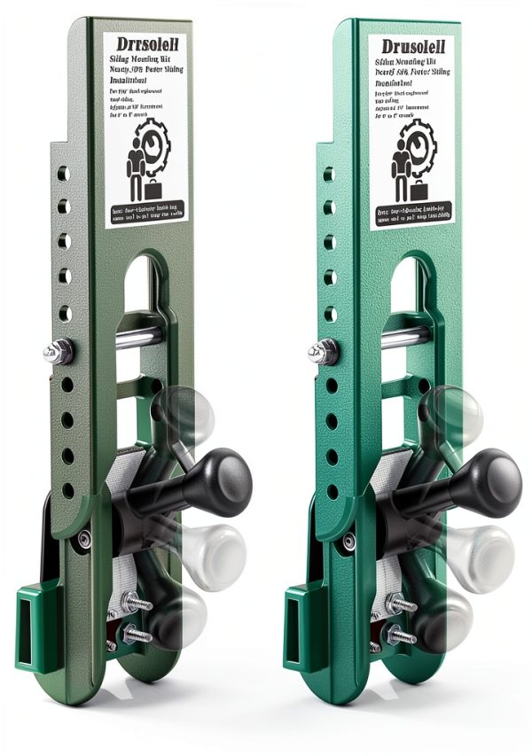 Drusolell Siding Mounting Kit Polycarbonate 5/16 Inch Green-0