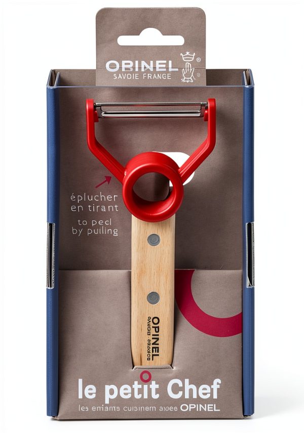Opinel Peeler Red Ergonomic Stainless Steel Kitchen Tool-2
