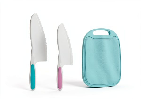 DIKAKO Kids Knife Set Nylon Safe Kitchen Tools-1
