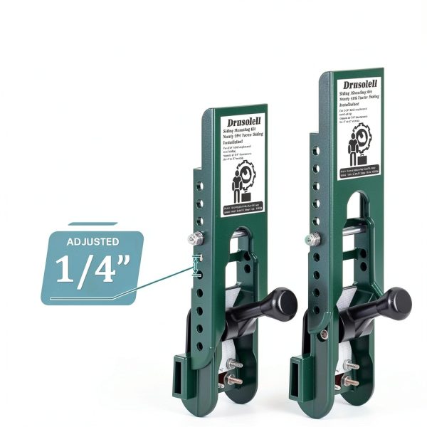Drusolell Siding Mounting Kit Polycarbonate 5/16 Inch Green-2