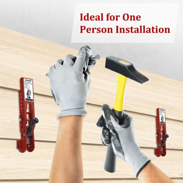 Drusolell Siding Mounting Kit Wall Mount Fiber Cement Tools-3