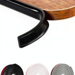 JSIWOTH Black TPE Edge Trim Flexible DIY Furniture Protector-0
