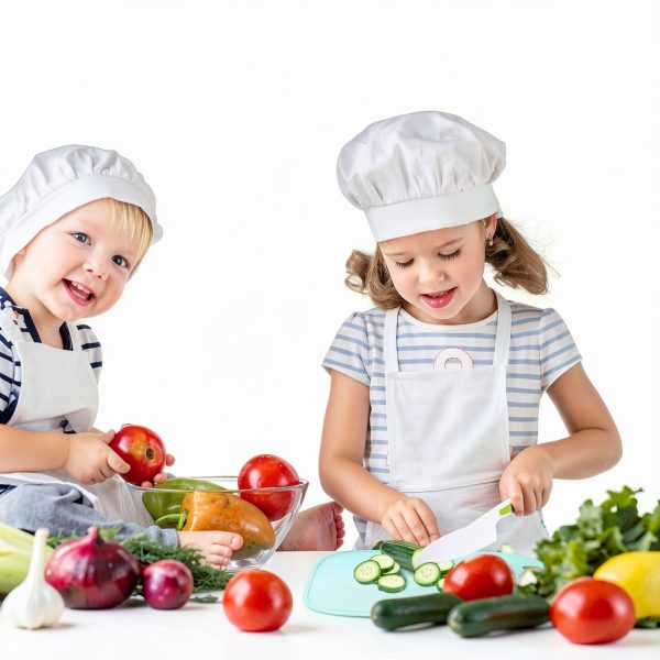 DIKAKO Kids Knife Set Nylon Safe Kitchen Tools-6