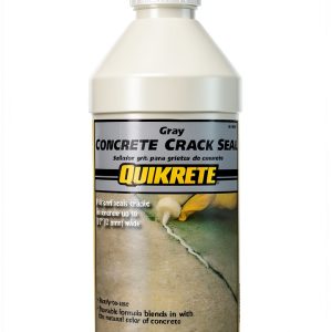 Concrete Sealant Quikrete Rubber 32 oz Water Resistant Gray Pack of 1-0