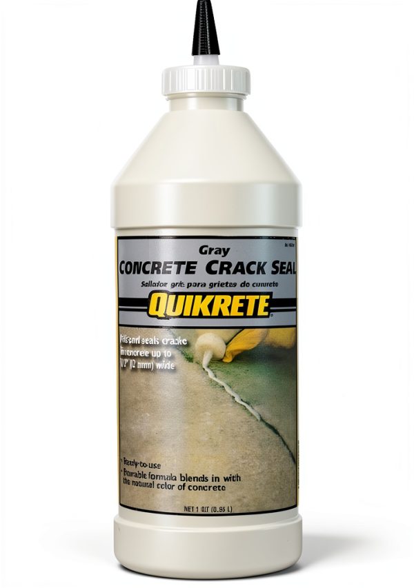 Concrete Sealant Quikrete Rubber 32 oz Water Resistant Gray Pack of 1-0