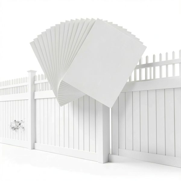 Vinyl Siding Patch MetFun 20 Pack White PVC 6.3x4.75in Durable Repair-5