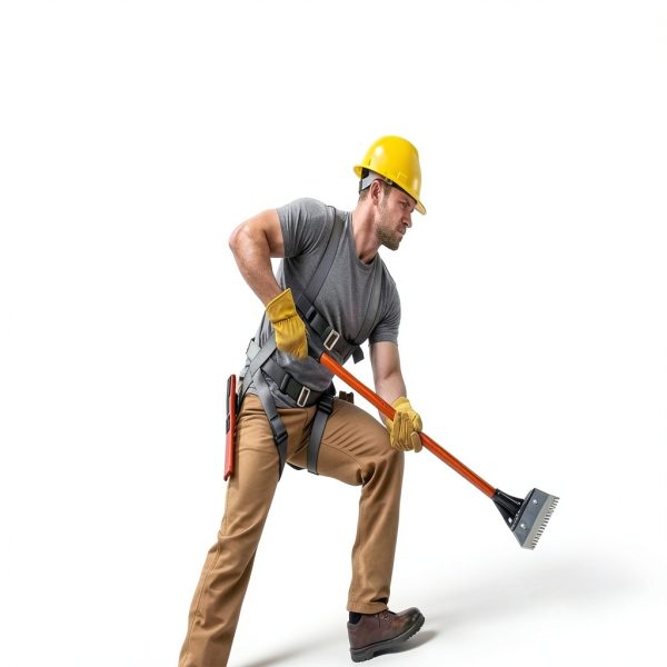 Shingle Shovel Professional Tools Durable Roofing Tool with D Handle-1