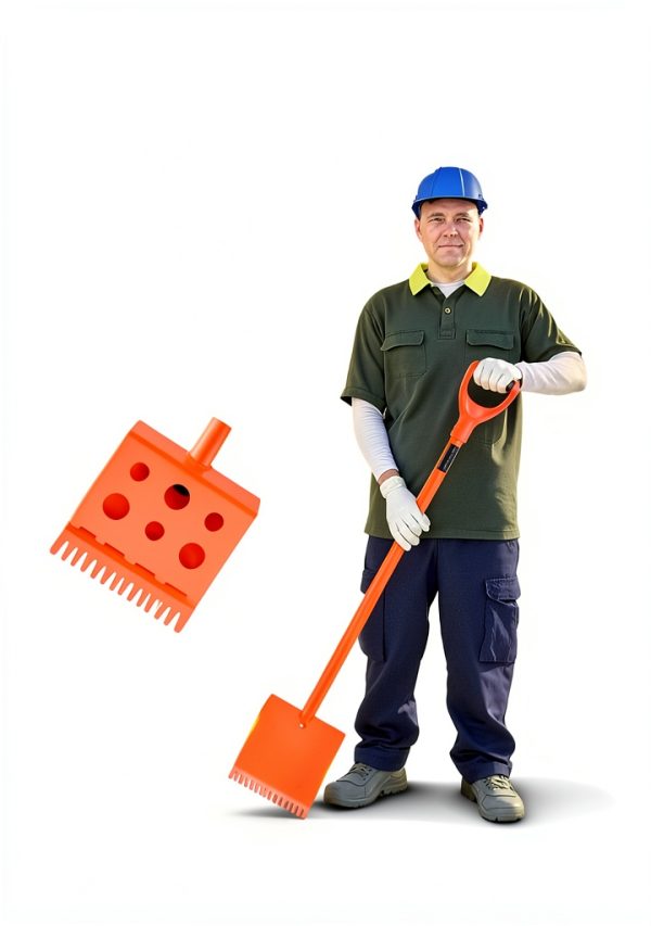 Shingle Roof Ripper Shovel, High Hardness 45# Steel with D-Grip Handle, Lightweight Tearing Tool for Asphalt & Wood Shingles, for Commercial & Residential Use-2